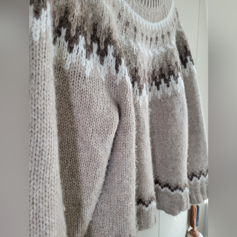 BUCK MASON Fireside Fairisle Sweater Medium - Picture 2 of 7